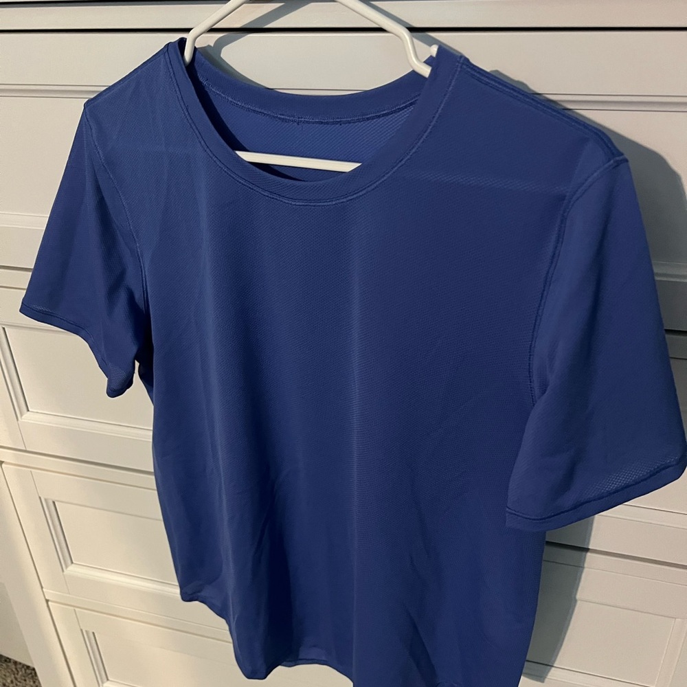 lululemon athletica Royal Blue Short Sleeve Tee